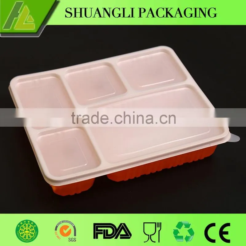 plastic food container rectangular with lid