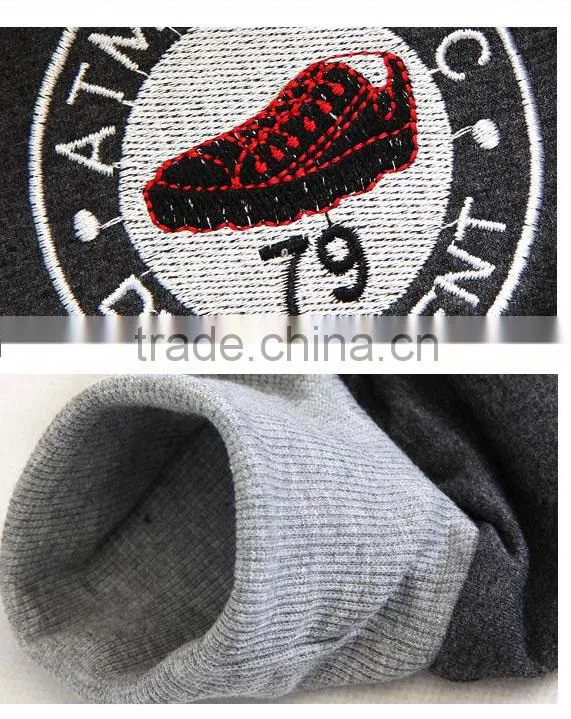 Men's knit tracksuit, men's knitted sportswear, men's terry hoodie and pants set