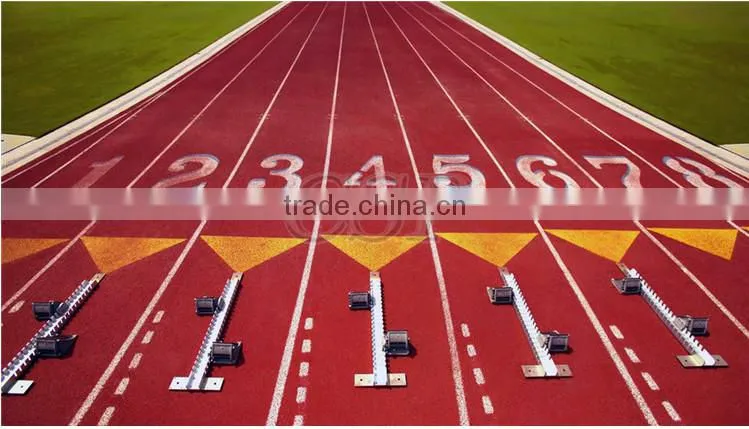Cheap 400m rubber running track mat material