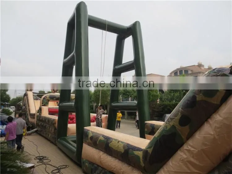 Military Boot Camp Inflatable Obstacle Course for Sale
