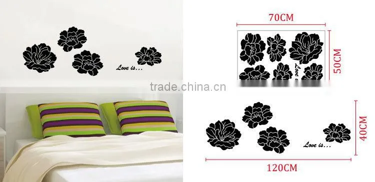 None-toxic artistic wall decor sticker,islamic wall stickers,wall sticker home decor