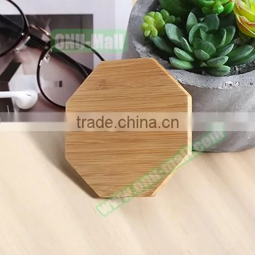 Special Bamboo Wood Wireless Charger for Smart Phones, QI Charger Pad Factory Price