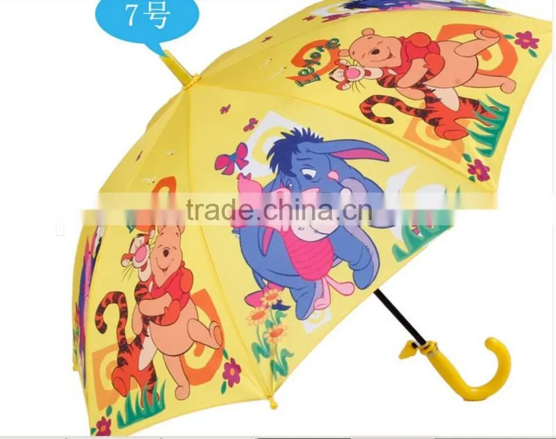 friendly eco different cartoon designs kids umbrella with lace