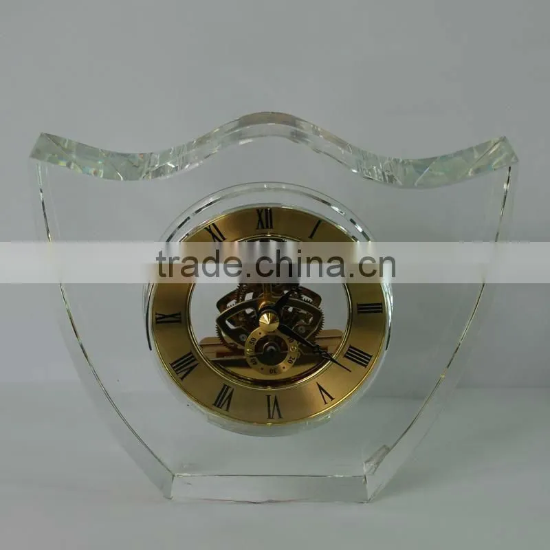 Decoration Crystal Glass Clock