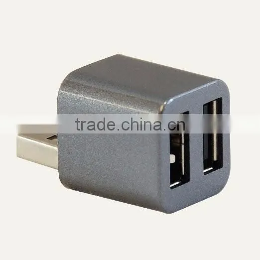 Cute USB Mini 2-Port USB 2.0 Hub Splitter