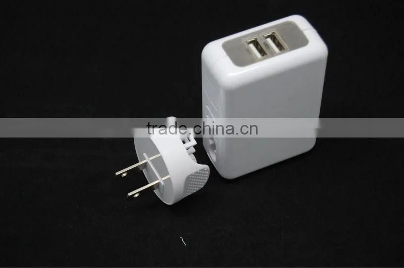 china manufacturer 5V 2.1a 2 usb fashion charger