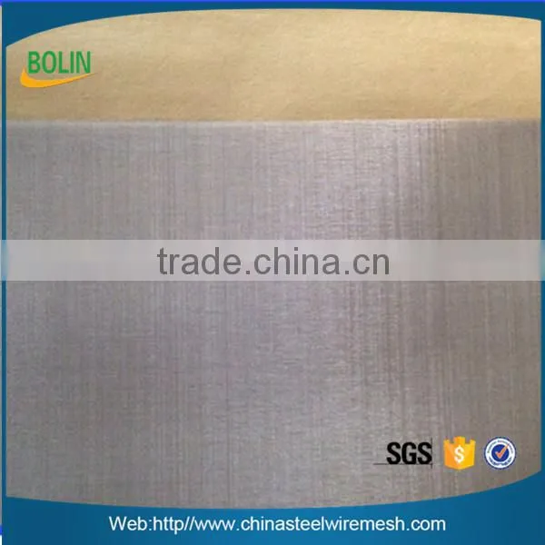 Anping Factory ultra fine 150x0.0027'' wire dai Titanium wire Mesh Cloth