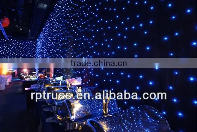 Width*height: 7mx5m pipe stands for Hanging up LED star drapes