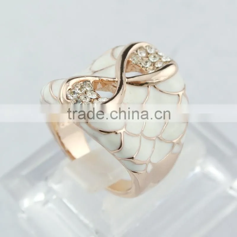 black enamel rings
