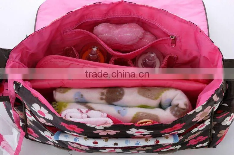 Multifunational Fashion Mommy/Mom/Baby Bags, 600D Oxford Summer Style Organiser Diaper Bags