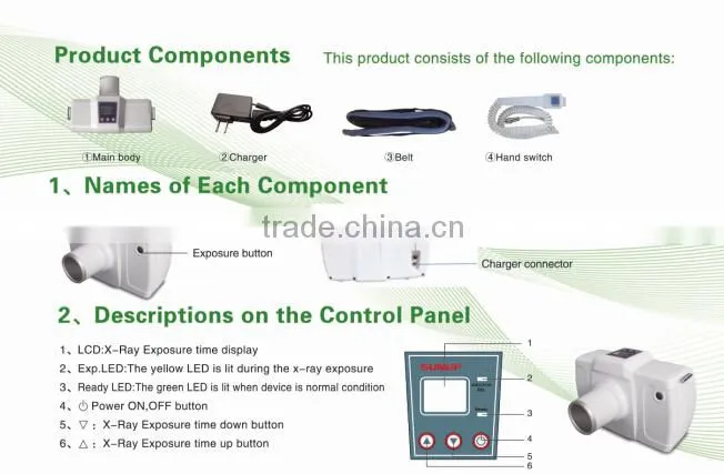 Manufacturer Protable dental x-ray unit, Dental bleaching unit