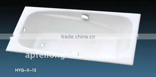 cast-iron enamel bathtub
