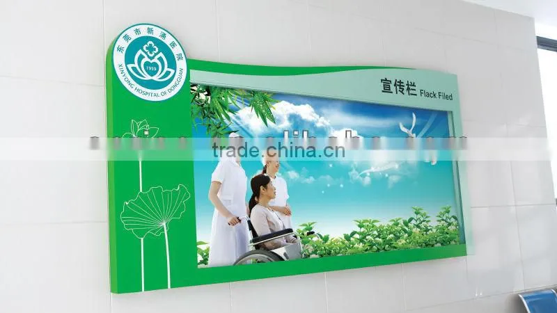 Bulletin board with Lock