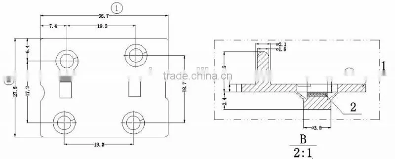Radio/CD FPCB silicone rubber