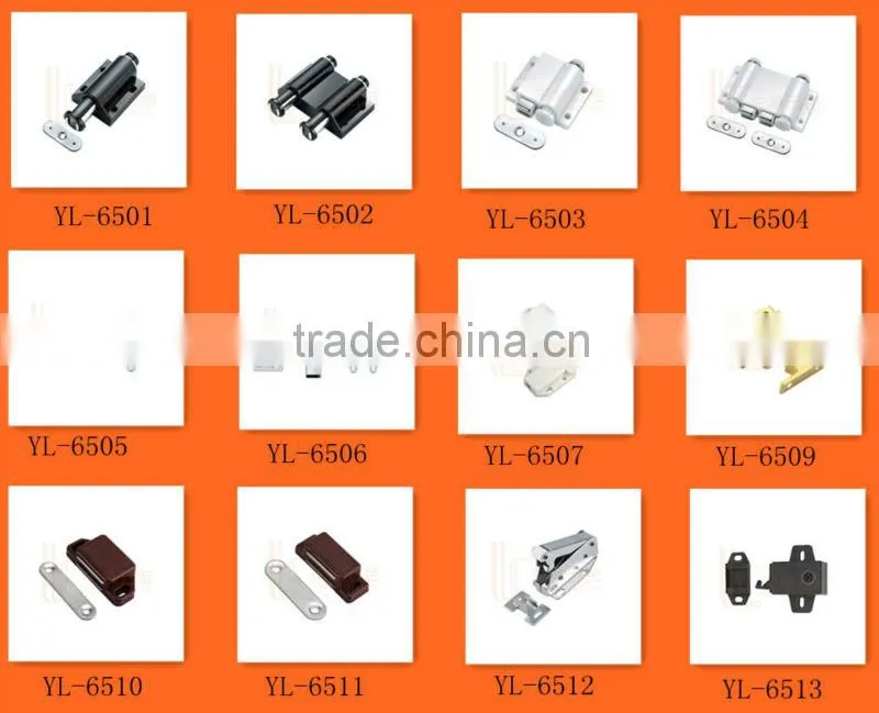 Black/ White Plastic magnetic catch door catch cabinet catch