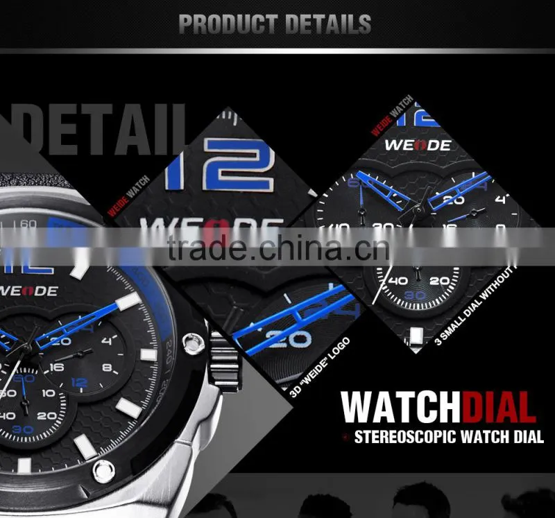 2015 weide guangzhou watches luxury watches diver watches WH3306-3C