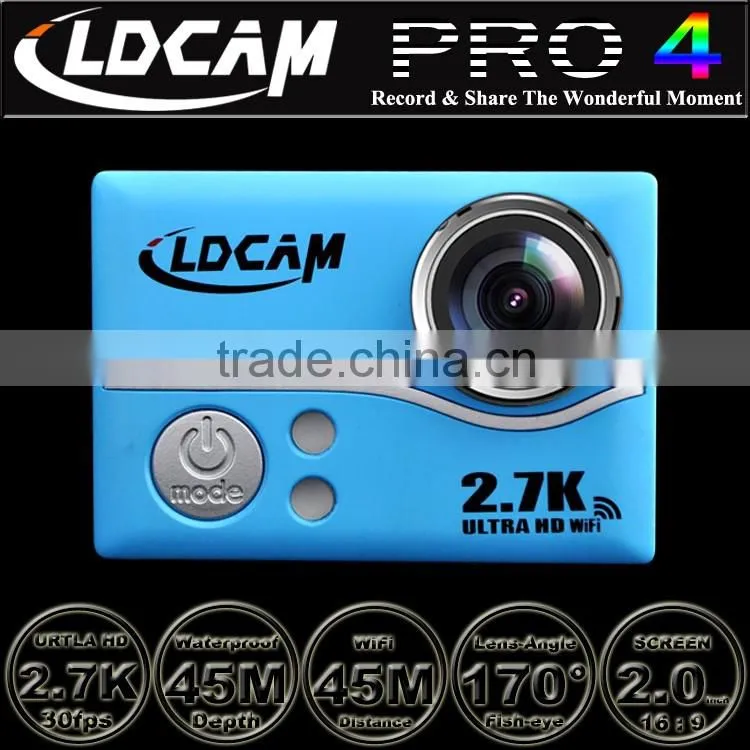 Big discounts!!! LDCAM PRO4 Ultra HD 2.7K/4K Video 170 degrees Wide Angle Sports action Cam 2-inch Screen 1080p 60fps
