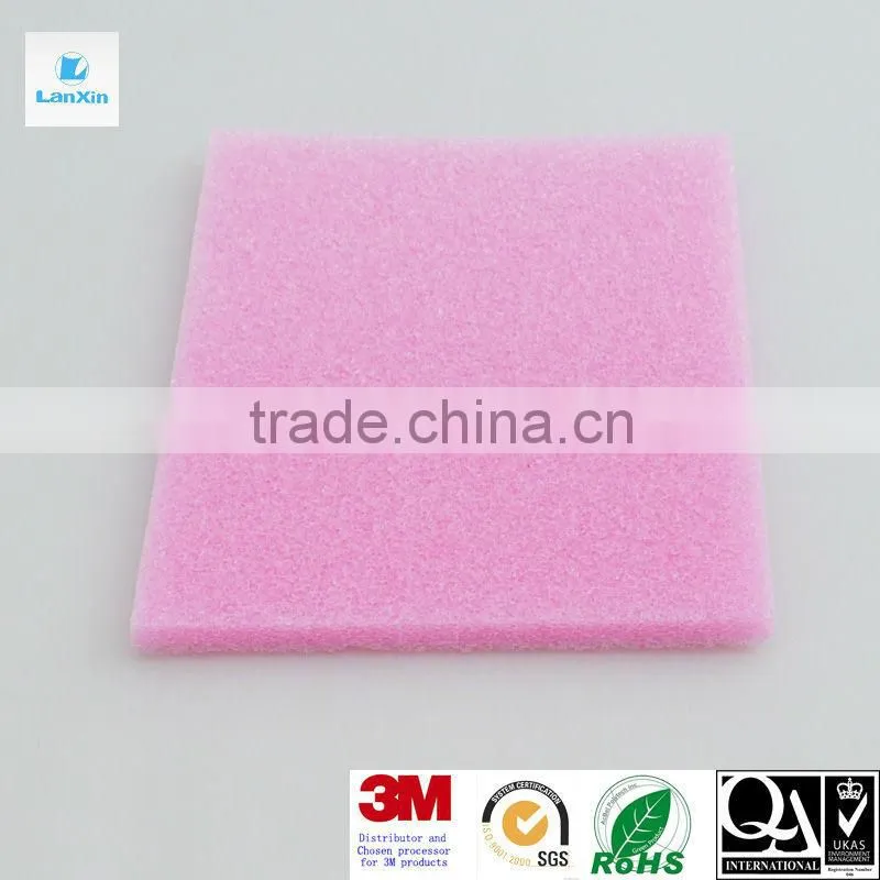 Transparent PC board/sheet with blue film