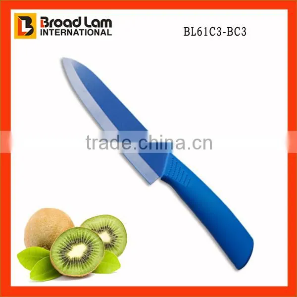 Healthy Anti-bacterial Ceramic Fruit Knife in Colorful Blade Size of 6 inch