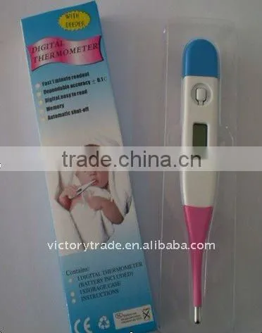 V-DT04-15 High to measure precision waterproof baby clinical oral basal digital thermometer with probe