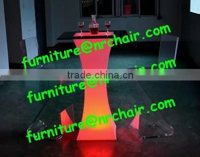 Shanghai night club bar acrylic led illuminated mood curve high poseur