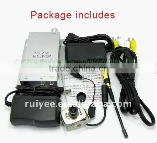 RY-208c Mini Wireless Home Security Nanny Camera Hidden Spy Pinhole 6LED Complete System