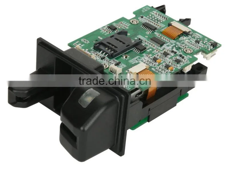 Manual insertion samrt card reader for Self-service Terminal hybrid card reader