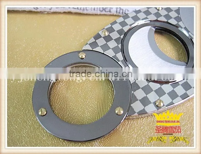 Double blade stainless steel cigar cutter 56 Ring