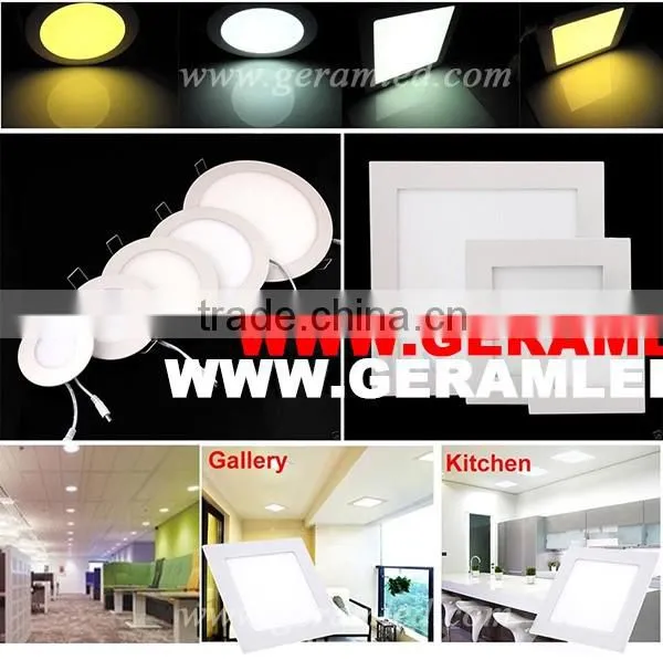 China Best 3W 4W 6W 9W 12W 15W 18W 24W Ultra Thin Square Round LED Panel Light