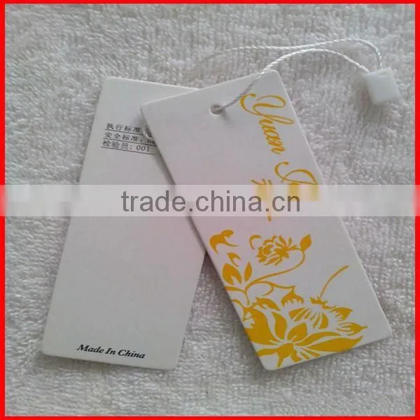 Morden Desighed CMYK printed Hang Paper Tag