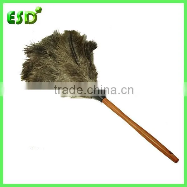 ESD Wooden Handle Ostrich Feather Duster,Anti-Static Duster
