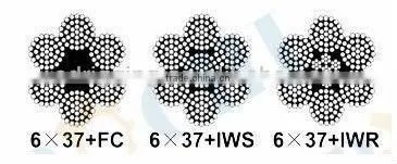 6x37+IWS/IWR/FC Steel Wire Rope