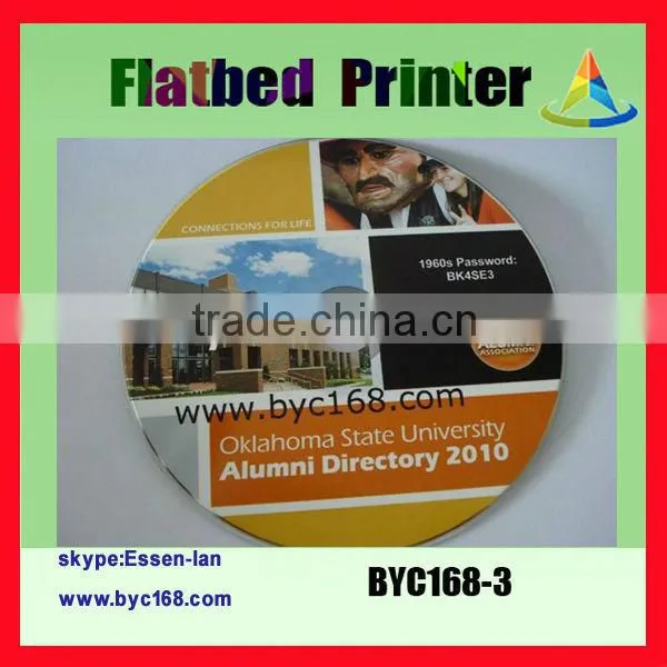 Hot slae low cost cd flatbed printer,A3 multicolor digital CD/DVD inkjet printer a3 cd cover printing machine