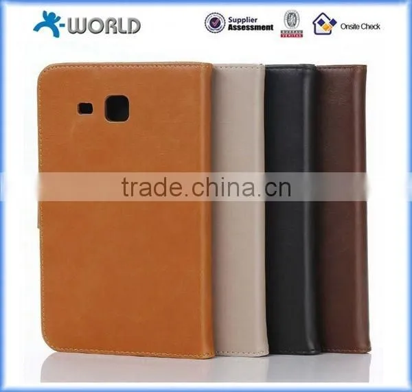 Retro Leather Case for Samsung Galaxy Tab A 7.0 (T280) with 3 Card Slot and Bill Slot