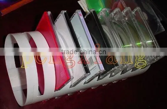 plastic DVD rack