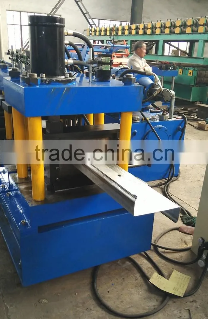 Auto Changeable Multi Dimension U C Z Purlin Roll Forming Machine , Light Guage Steel Frame Rollformer Price