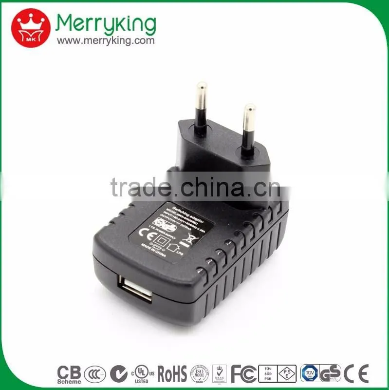 Electric Type and Tablet Use USB OTG Charger 5v 1.5a 1a 2a 2.1a with global certification