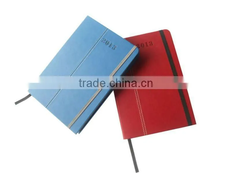 A4 A5 A6 pu notebook with logo embossed or printed, promotion gift