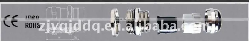 SS316 stainless steel metal cable gland