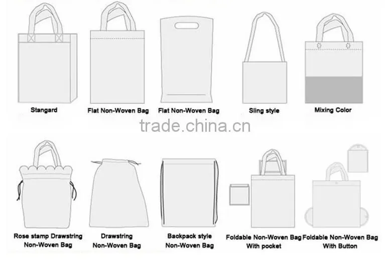 Cheap polyester nylon non woven cotton drawstring bag