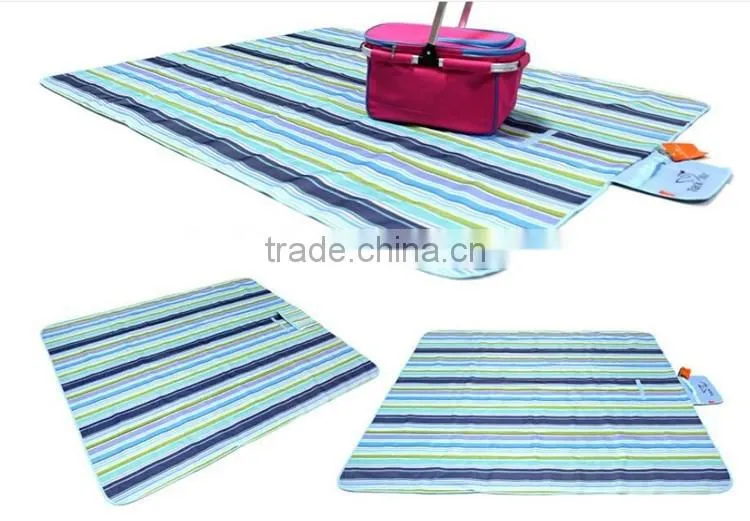 Wholesale 600D Oxford Straw Folding Waterproof Outdoor Mattress