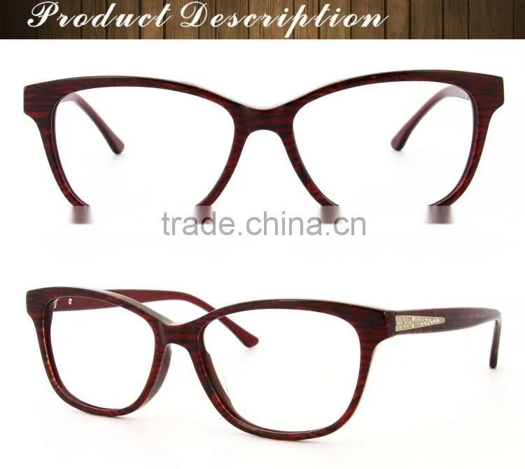 cat eye reading glasses with diamond