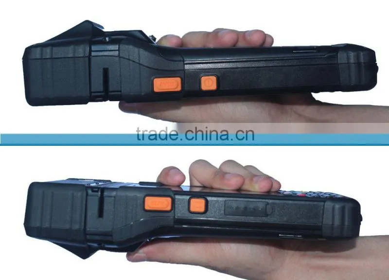 Android Handheld POS with Fingerprint,1D/2D,GPRS,3G,Camera,Bluetooth,GPS,IP65