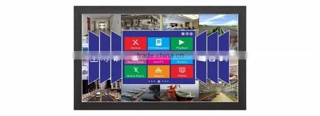AHD NVR DVR 3 in 1 AHD 21.5" LCD Touch Screen 21.5'' 1080P LED Monitor CCTV Multi-touch XVR