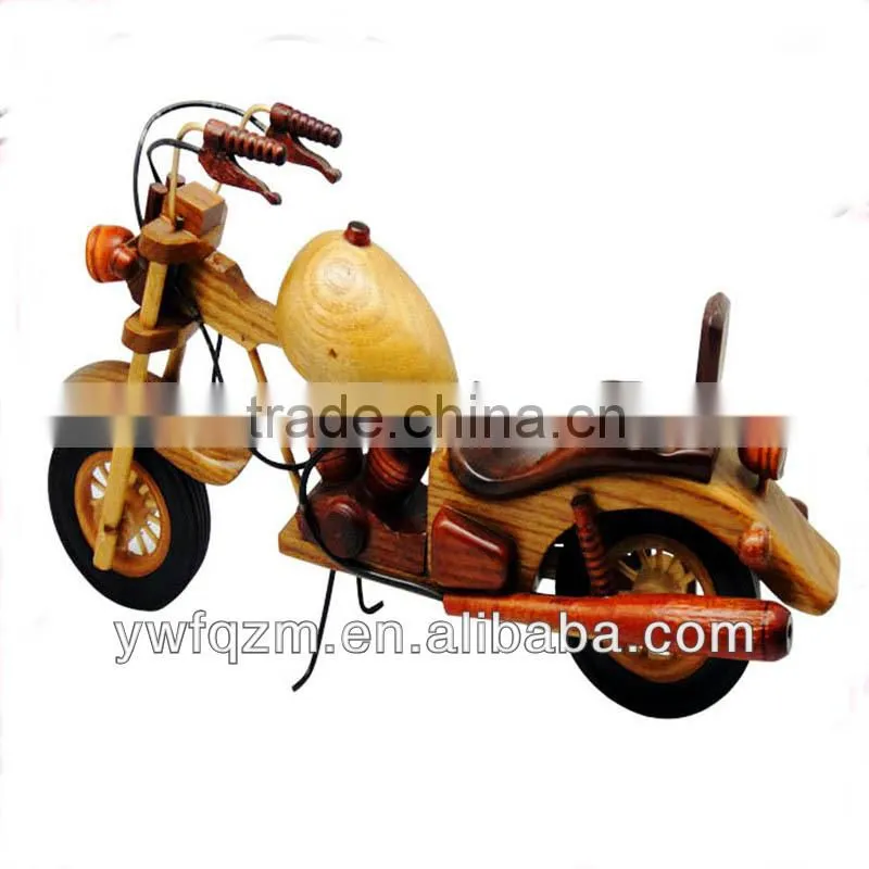 Home Decor Wooden Toy Model Motorcycles Toy