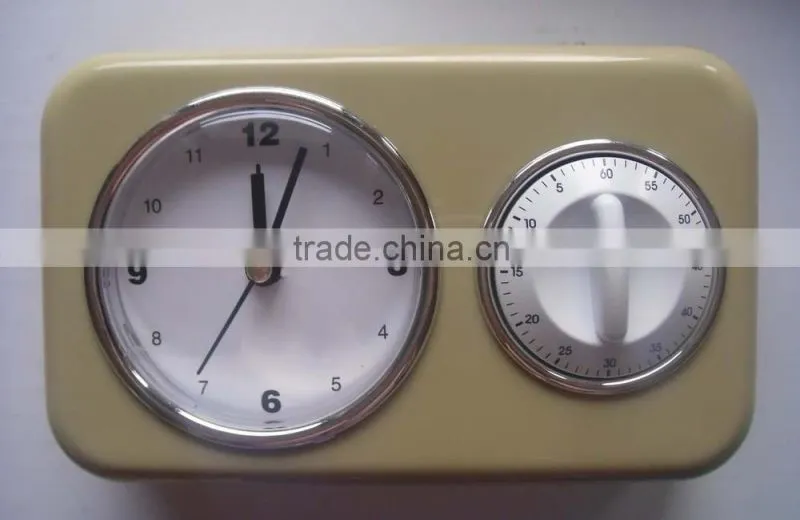 kitchen table alarm clock with timer