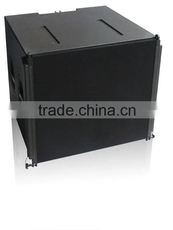 line array subwoofer profession dual 15'' acoustics speakers