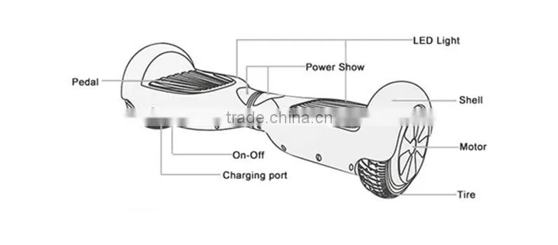 10-15km Range Per Charge and 2-3 hours Charging Time Standing scooter