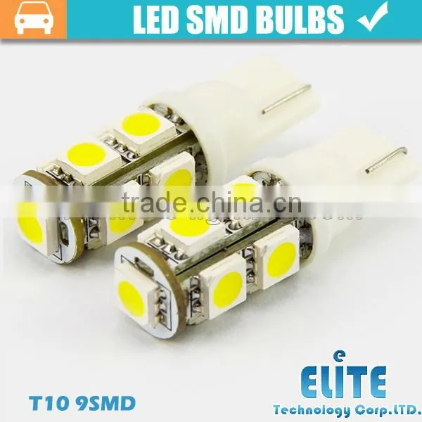 Hot selling!!! T10 5SMD/9SMD/13SMD 5050 led turn signal bulb interior bulb