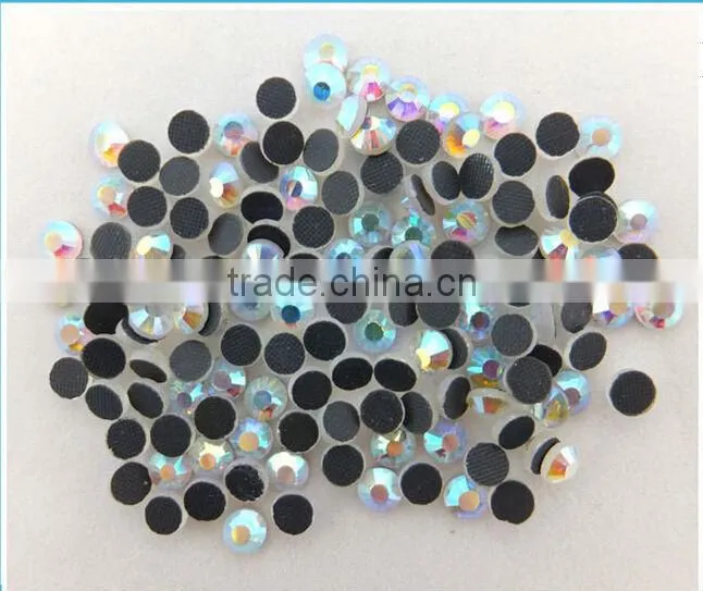 wholesale flat back resin DMC crystal resin hotfix rhinestone